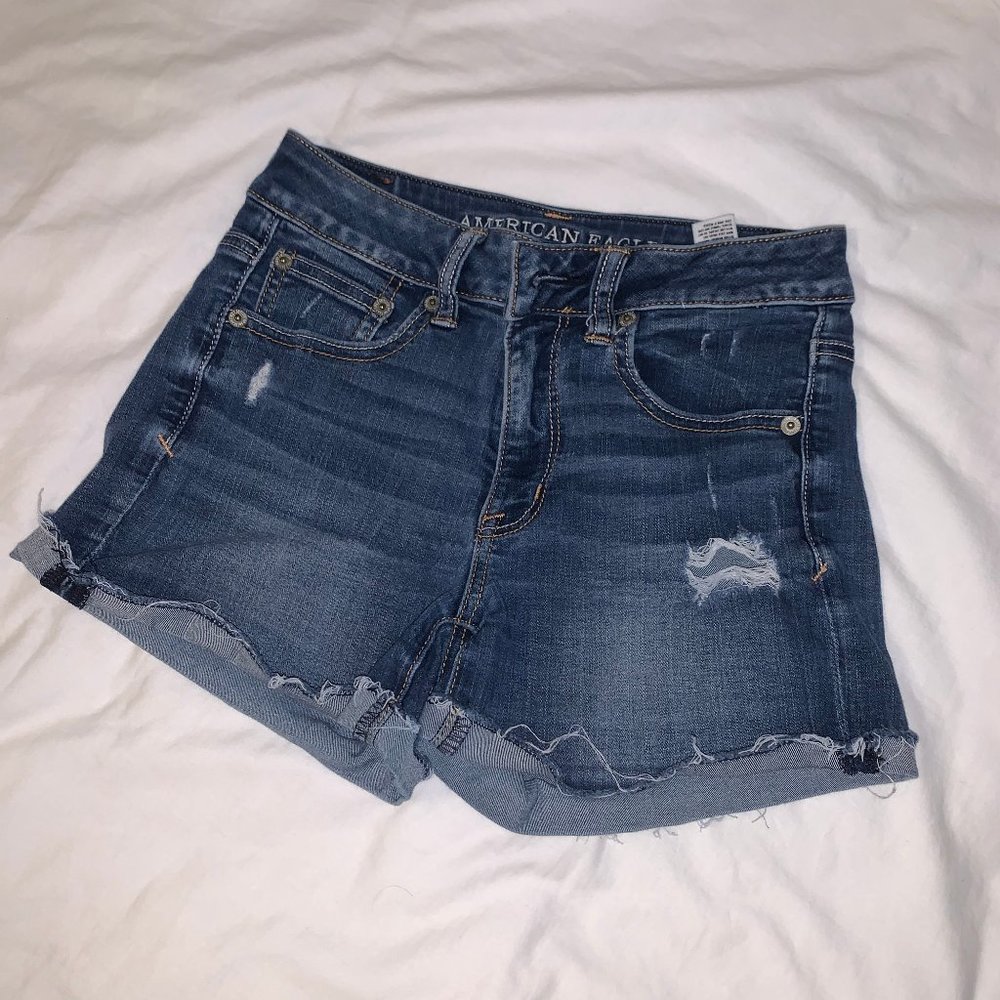 American Eagle Denim Super Stretch Shorts